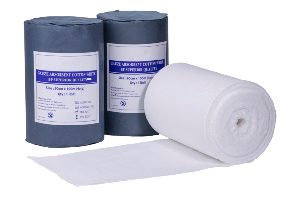 Image: Gauze Roll - A sterile medical gauze roll used for wound dressing and first aid applications