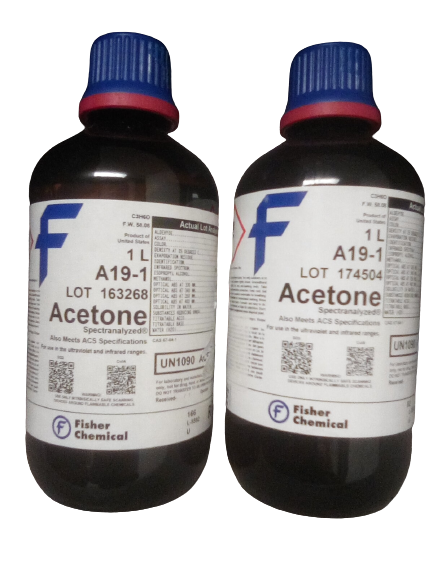 Image: Fisher Acetone - A reliable and high-quality chemical solvent for various industrial and laboratory applications
