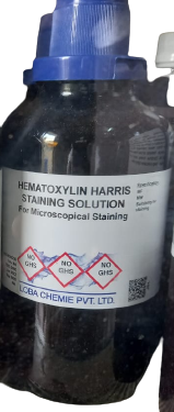 Image: Hematoxylin - A commonly used histological stain for cell and tissue analysis in laboratory settings