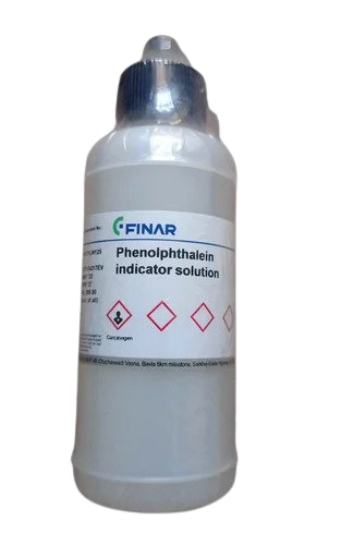 Image: Phenolphthalein 125ml - A chemical reagent often used as an indicator in laboratory experiments and titrations