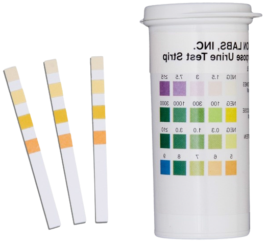 Image: Urine Sticks - Diagnostic test strips for the analysis of urine samples in healthcare and clinical settings