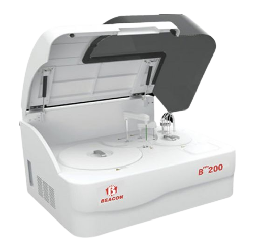 Image: Beacon B200 Fully Automated Biochemistry Analyzer - Advanced medical equipment for efficient and accurate biochemical analysis